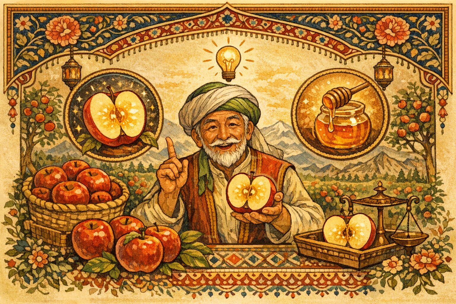 りんごの蜜の正体と、蜜が入る理由