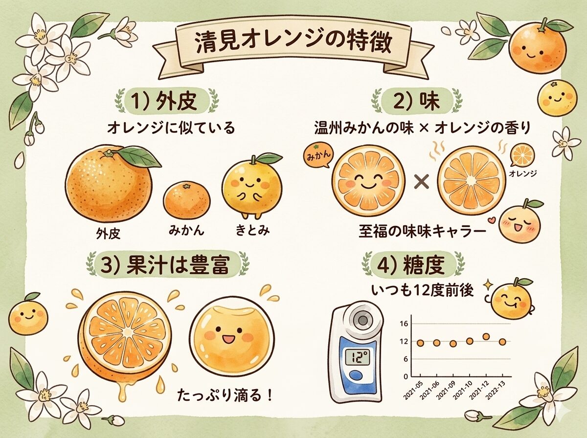 清見オレンジの特徴