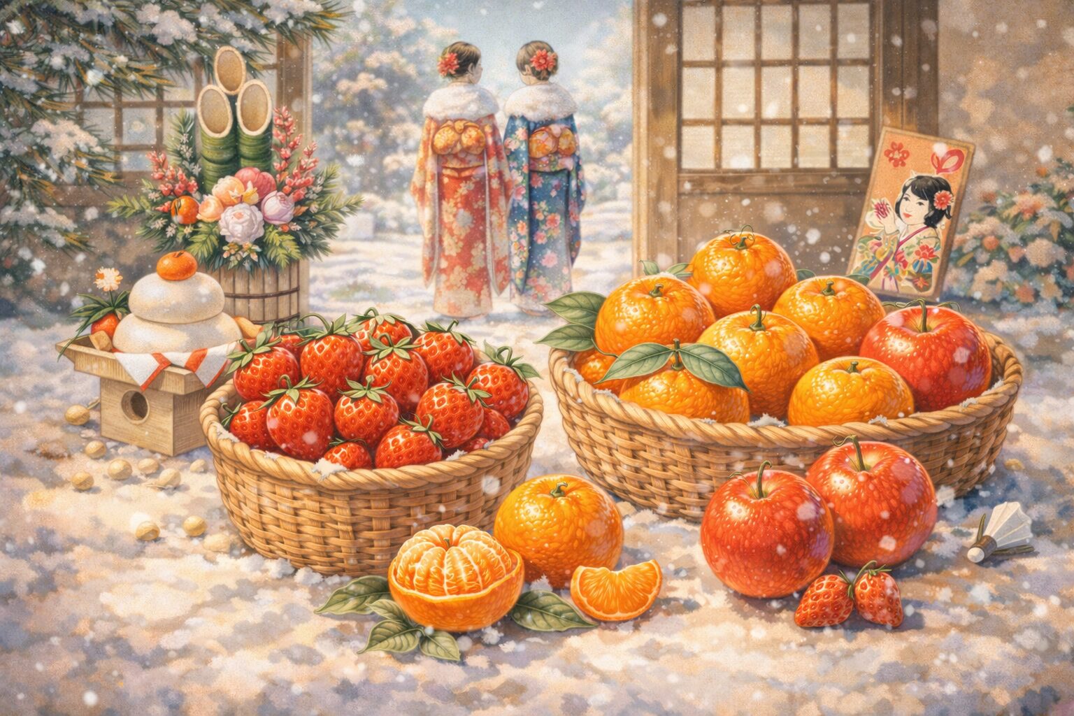 旬のフルーツ（果物）カレンダー1月