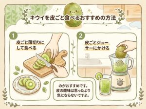 キウイの栄養は皮に2倍以上！皮ごとの食べ方と農薬の洗い方をバイヤーが解説 | ベジふる
