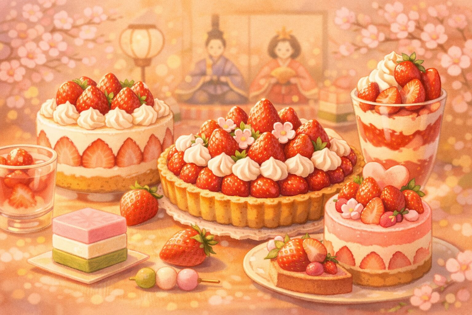 ひな祭りにおすすめのいちごスイーツ