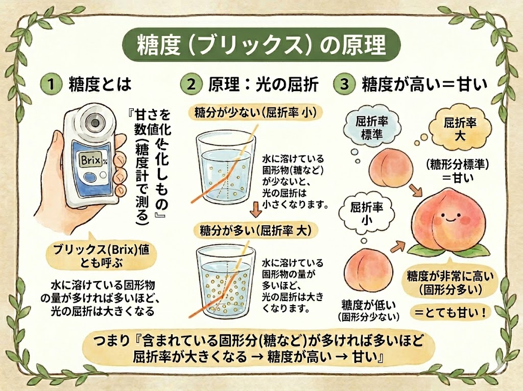 糖度（ブリックス値）とは