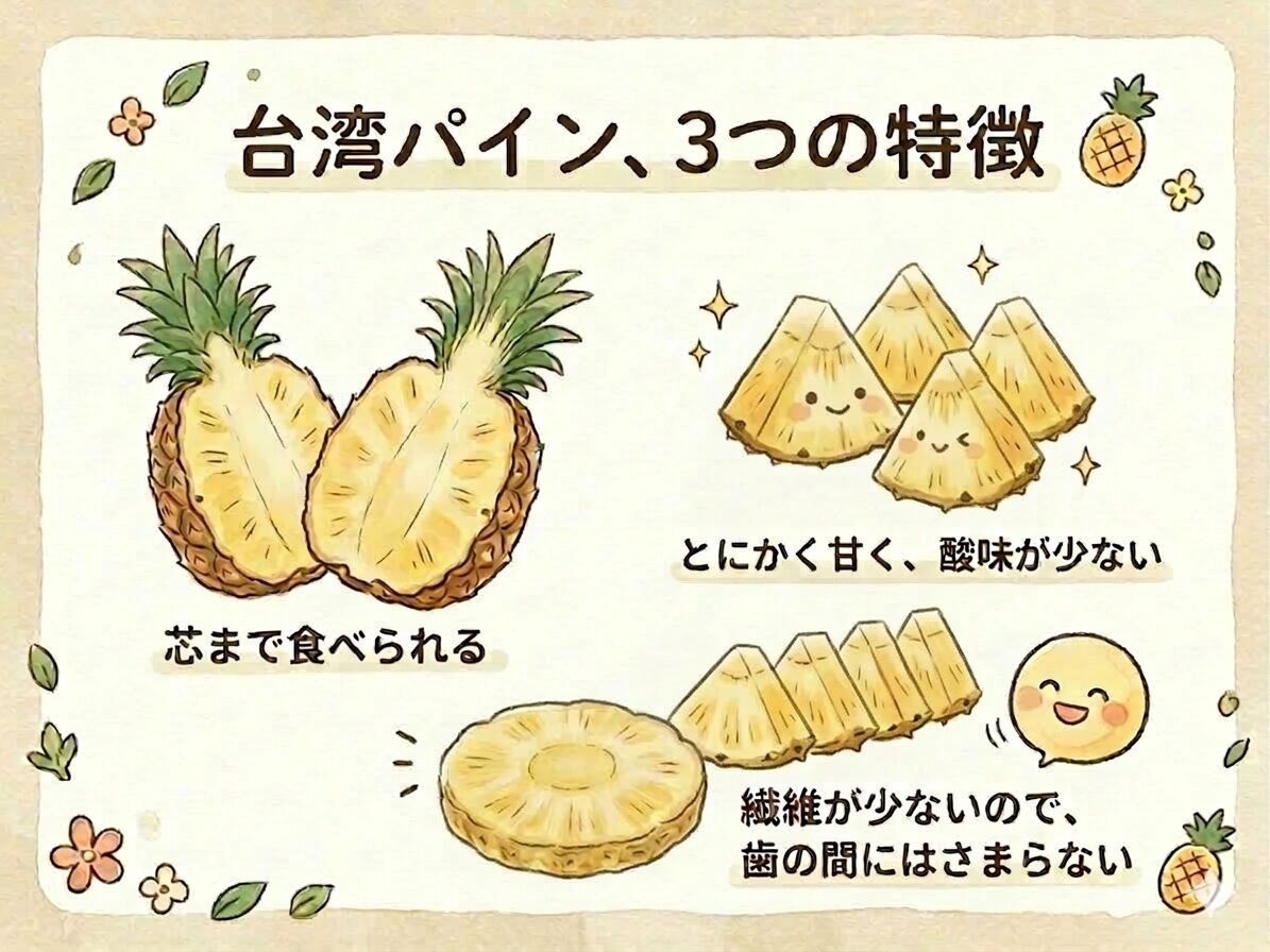 台湾パインとは？特徴をわかりやすく解説