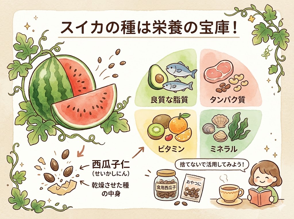 スイカの種に含まれる栄養素