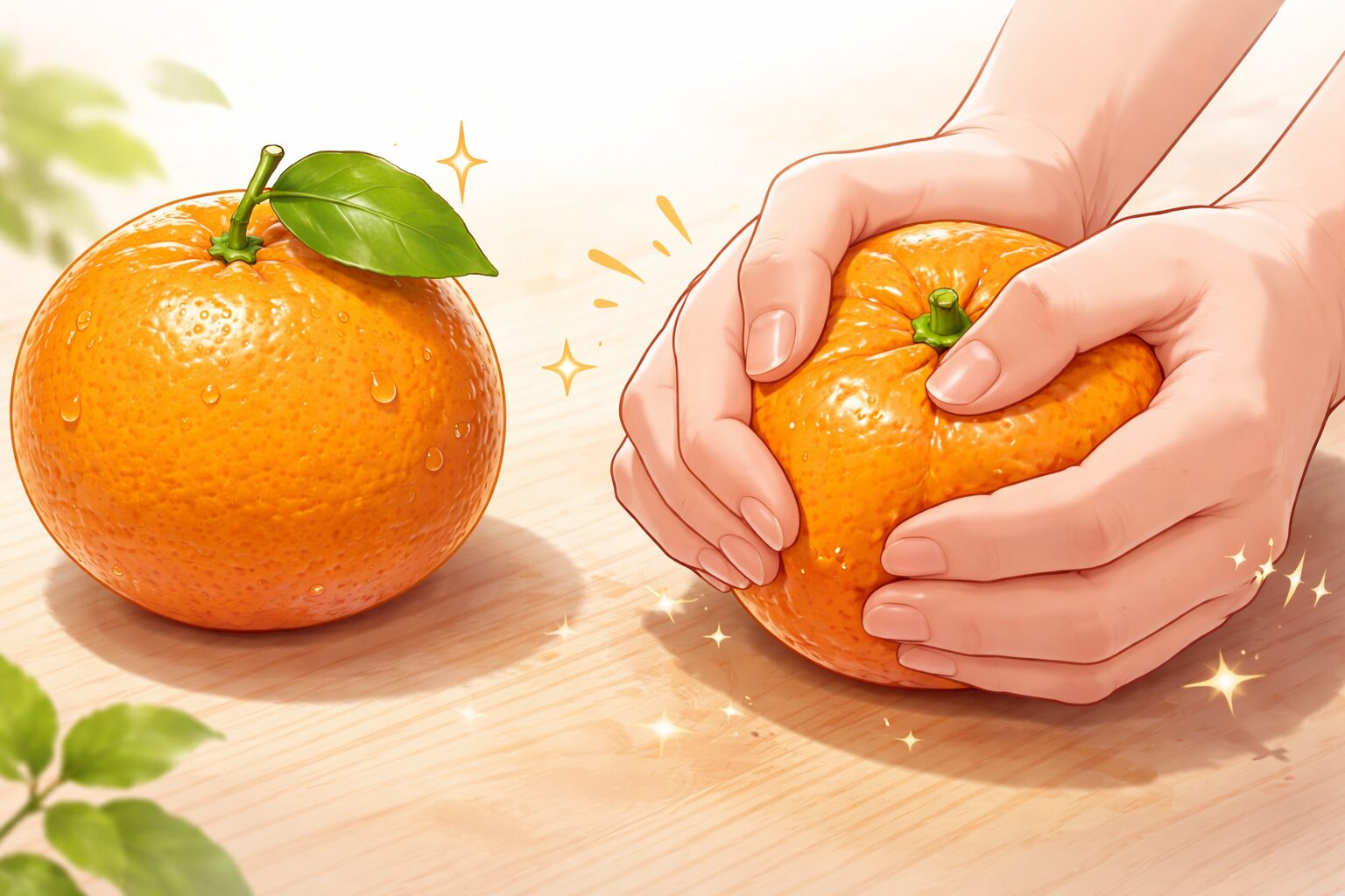 「酸っぱいみかんを揉むと甘くなる」は半分ウソ