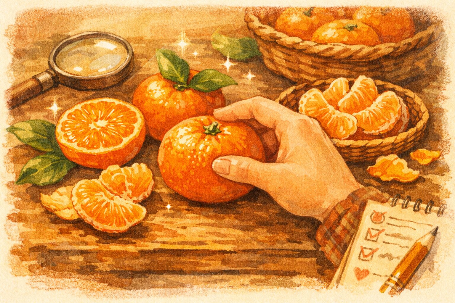 甘くて美味しいみかんの見分け方（選び方）