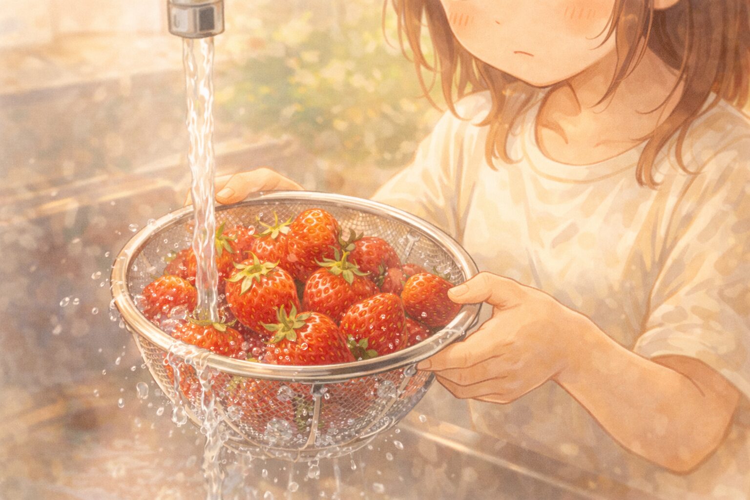 いちごのおすすめの洗い方（いちごの汚れや農薬の洗い落とし方）