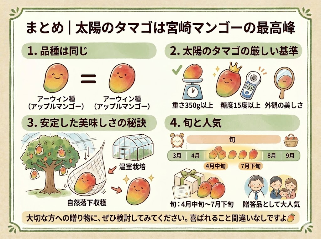まとめ｜太陽のタマゴは宮崎マンゴーの最高峰