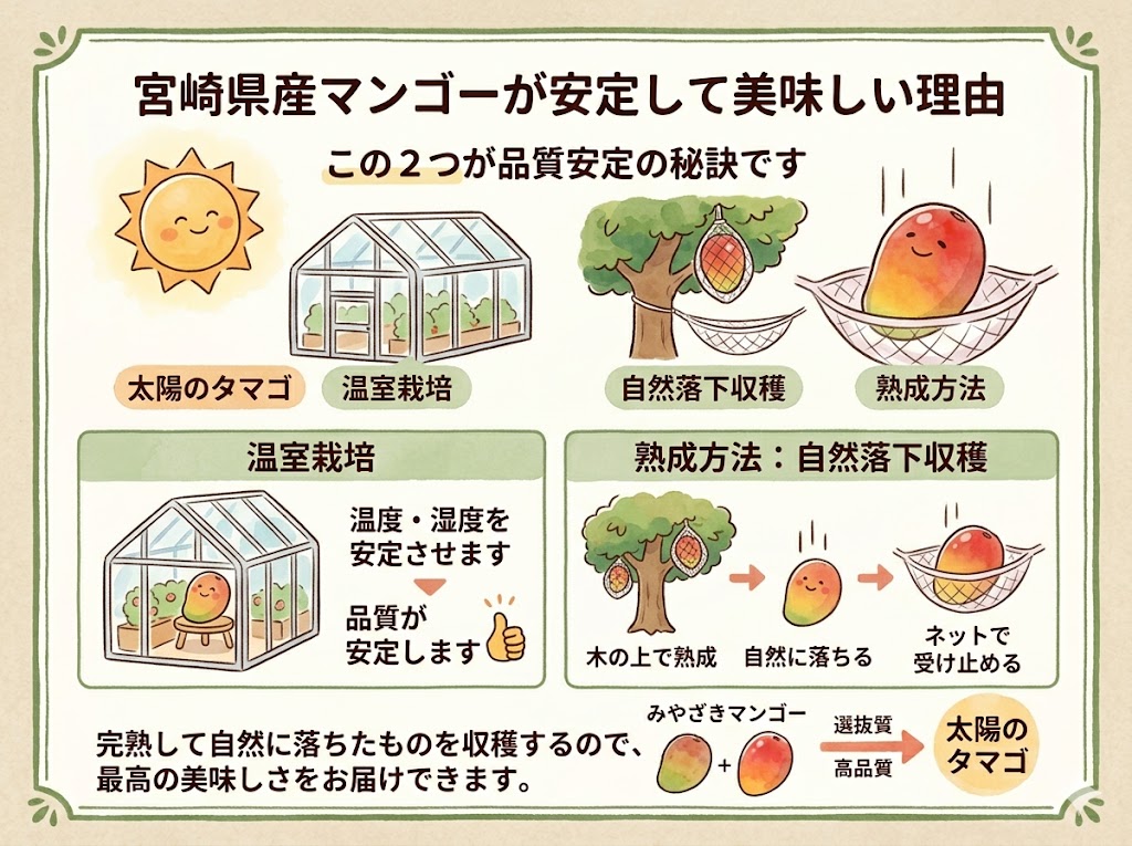 宮崎県産マンゴーが安定して美味しい理由