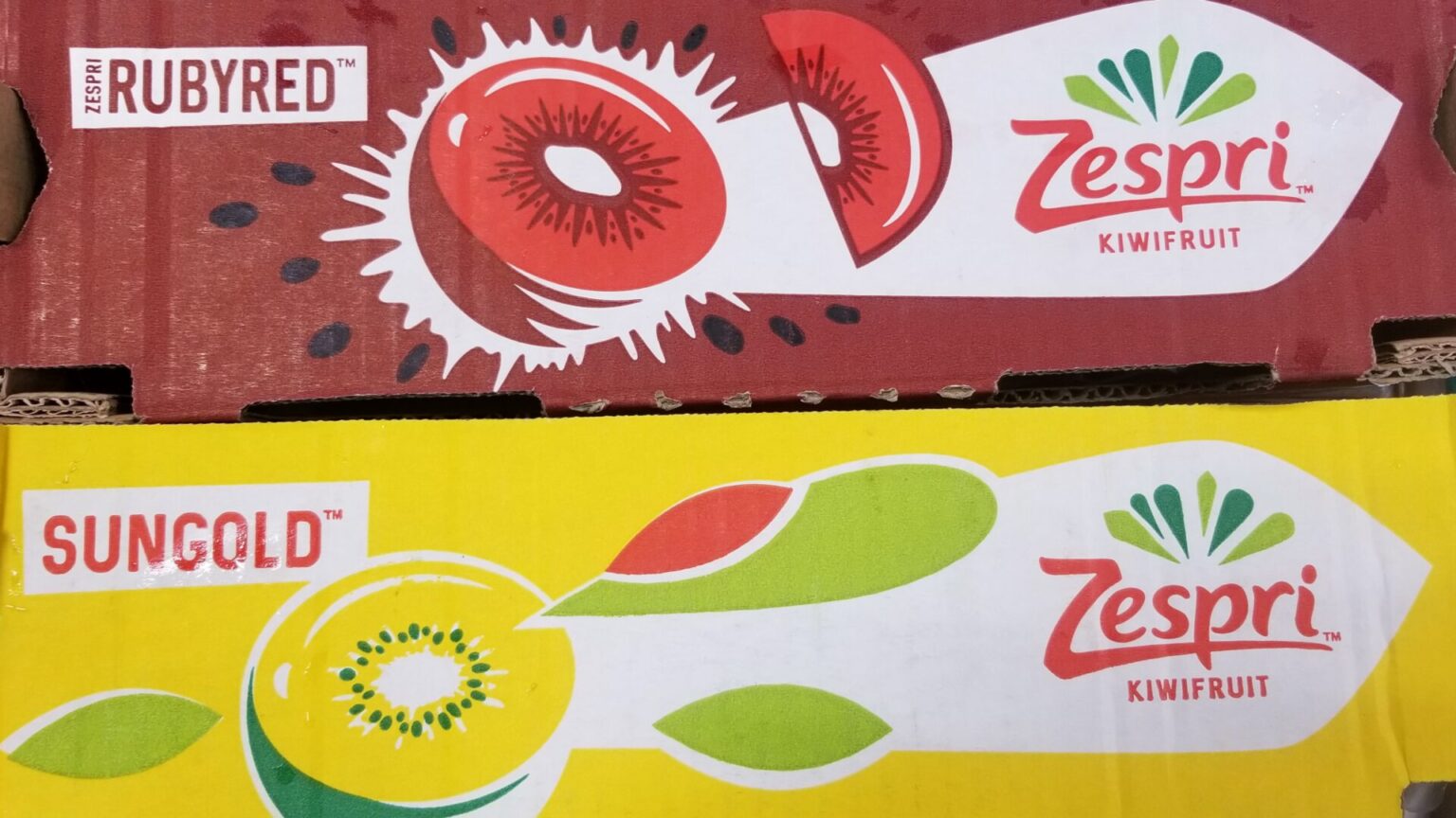 ゼスプリ・サンゴールドとルビーレッド