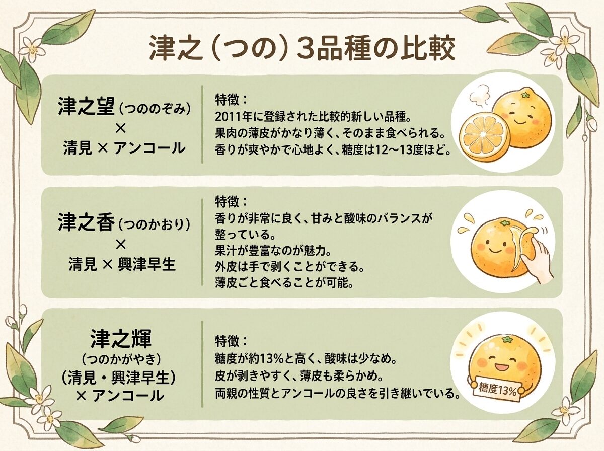 津之香 津之望 津之輝