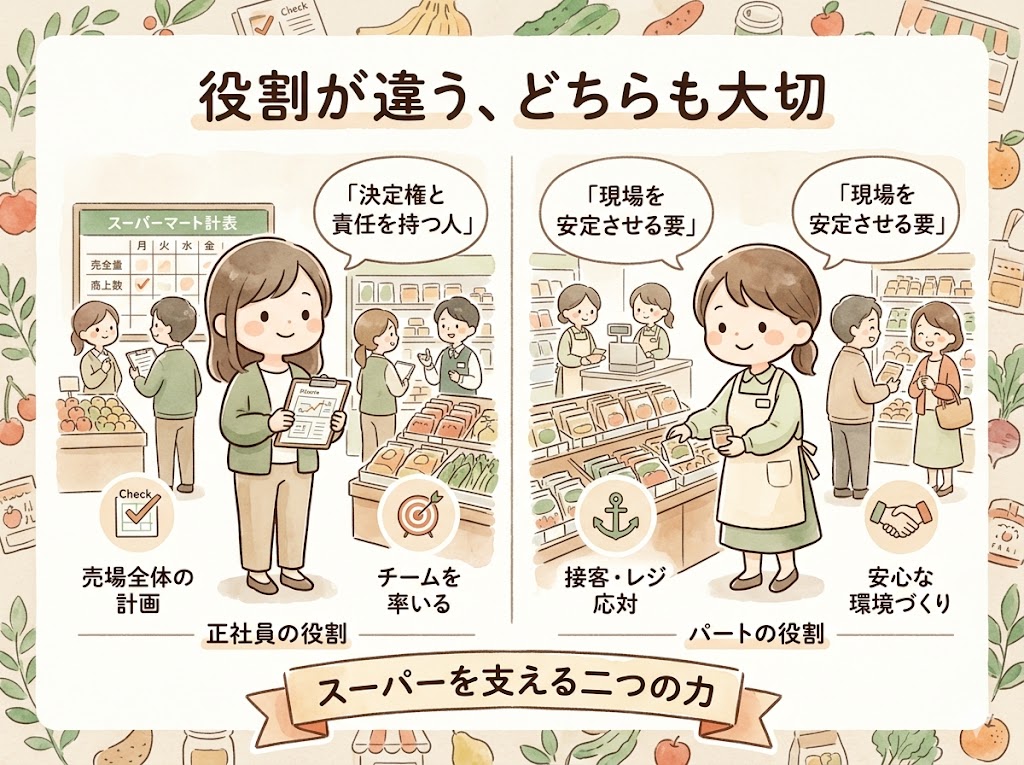 正社員とパートの違い