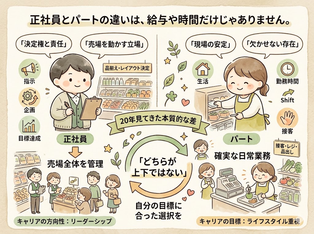 正社員とパートの違いまとめ