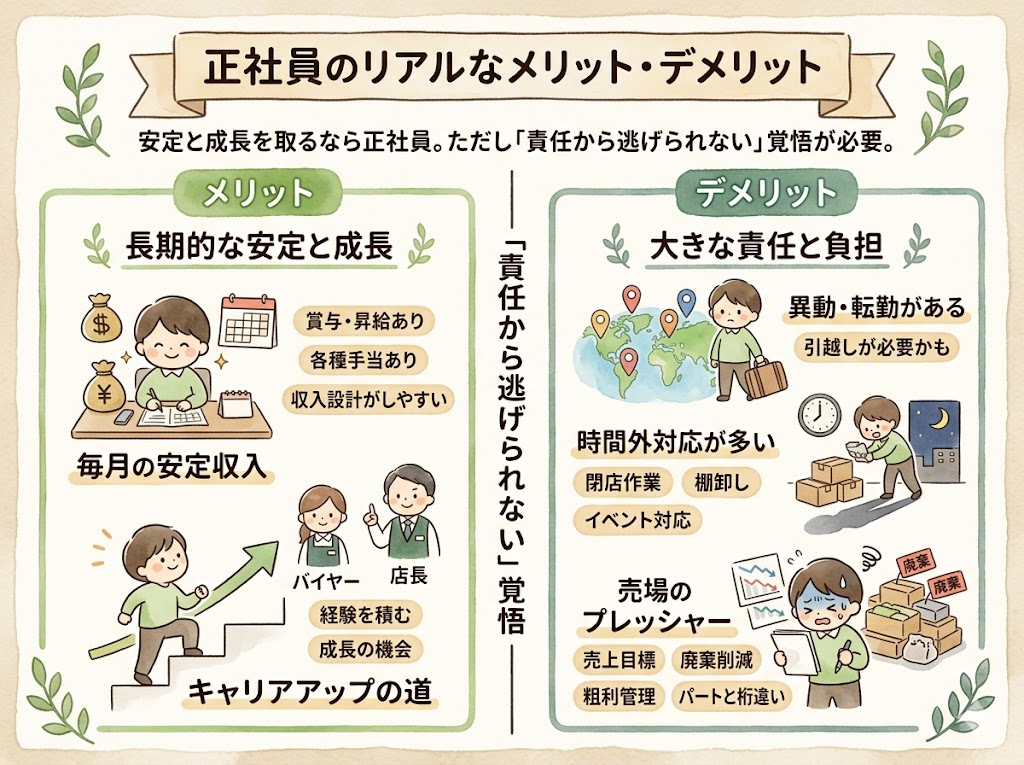正社員のリアルなメリット・デメリット