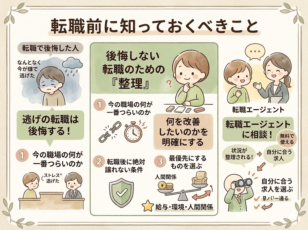 転職前に知っておくべきこと