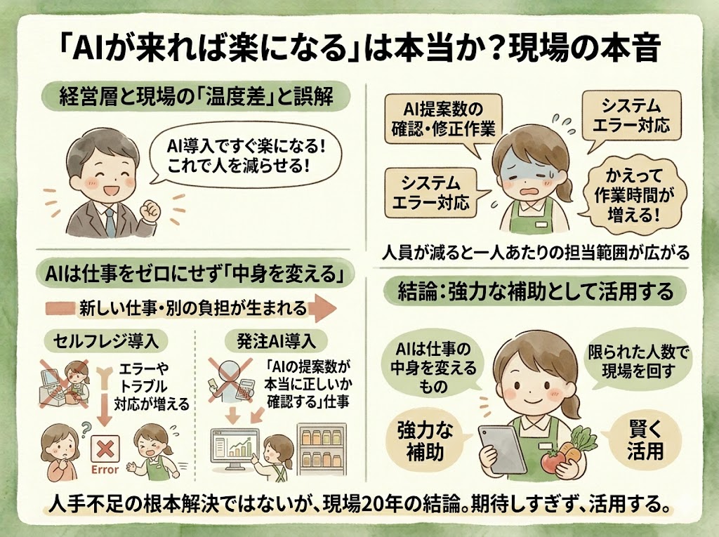 「AIが来れば楽になる」は本当か？現場の本音