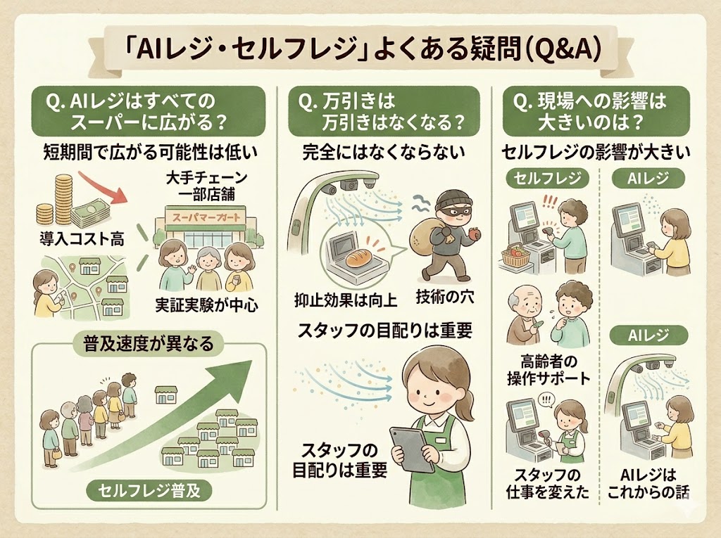 AIレジの導入でよくある疑問（Q&A）