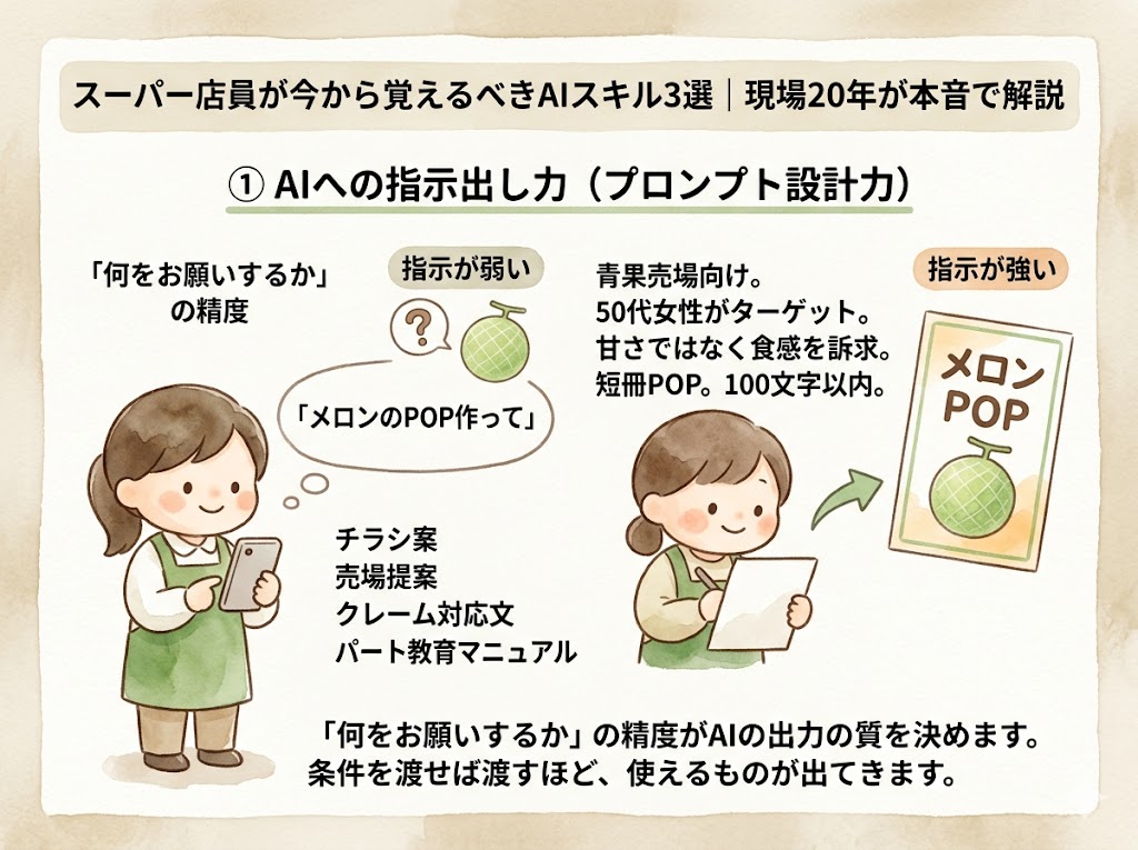 まず覚えるべきAIスキル① ｜AIへの指示出し力（プロンプト設計力）