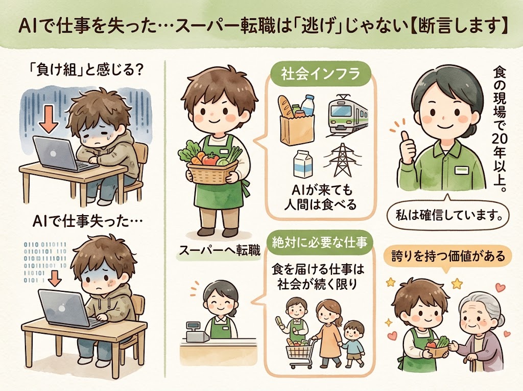 AIで仕事を失った…スーパー転職は「逃げ」じゃない