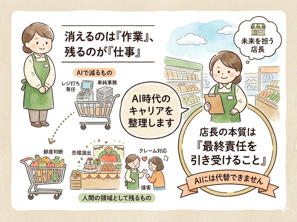 店長・キャリア×AI｜働く人の未来はどうなるのか
