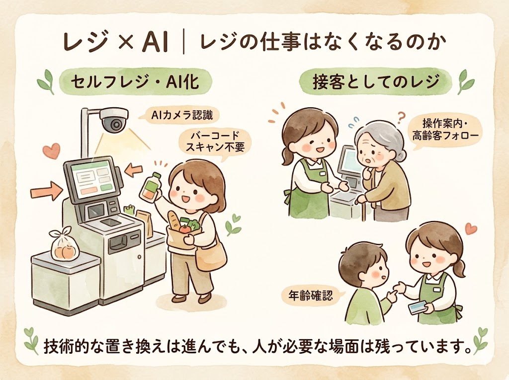 レジ×AI｜レジの仕事はなくなるのか