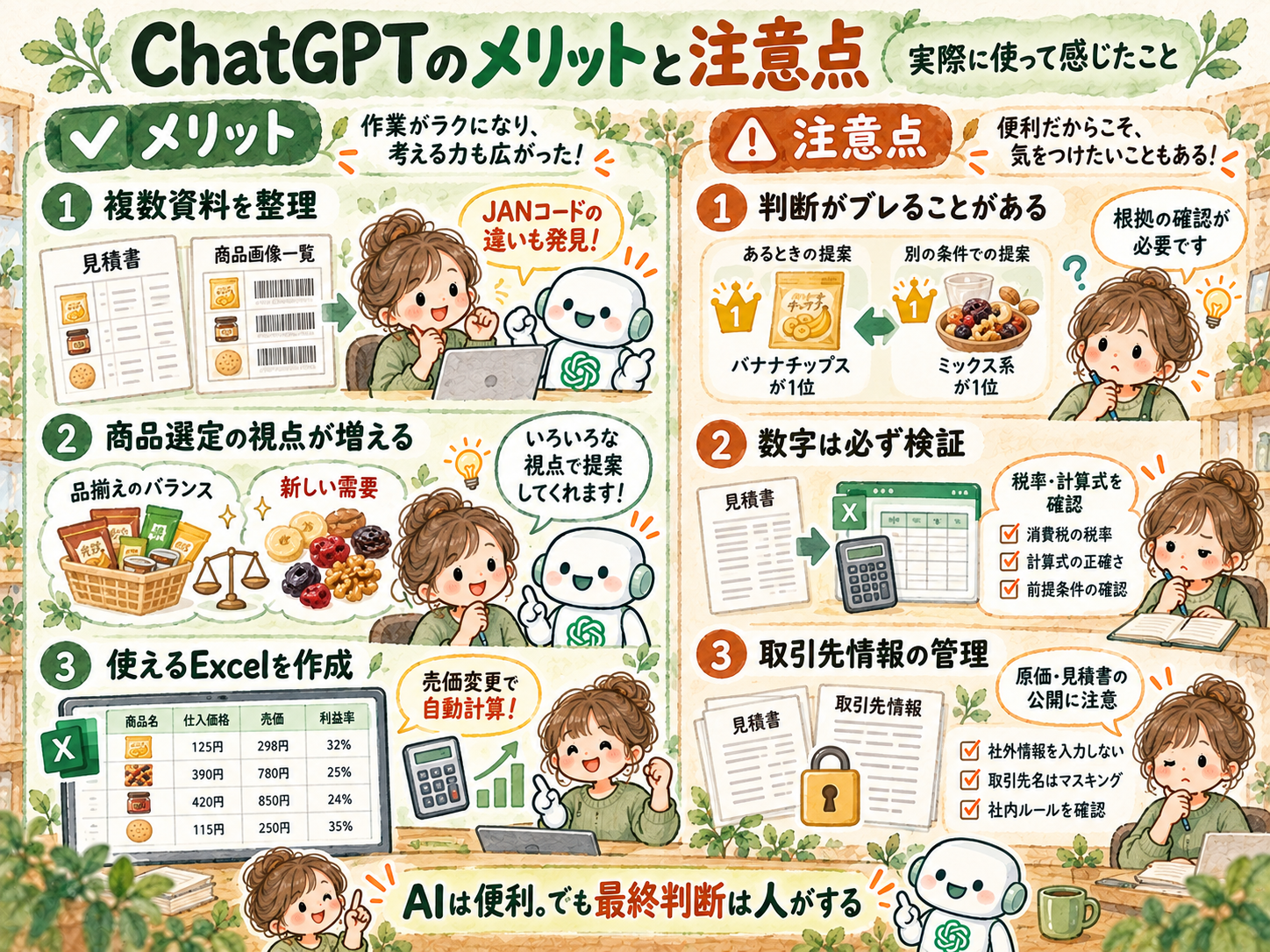 実際に使って感じたChatGPTのメリットと弱点
